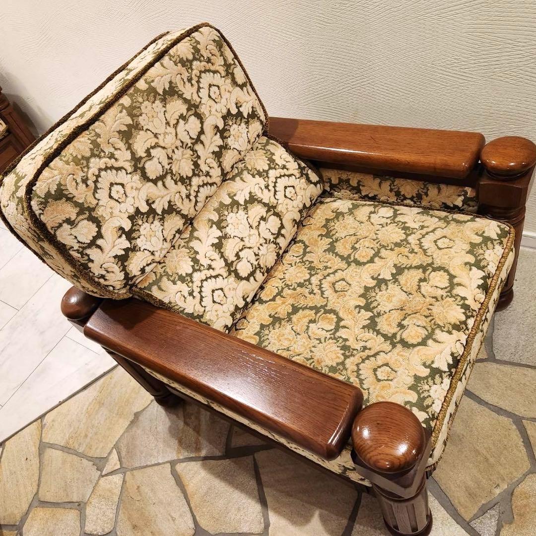 karimoku オールドカリモク コロニアル金華山1人掛けソファ