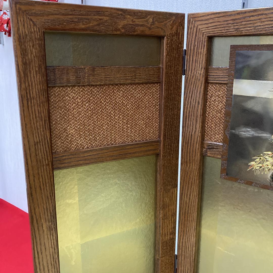 E21 　五月人形　5月台屏風のみ　台巾73㎝位　五月鎧兜　端午の節句