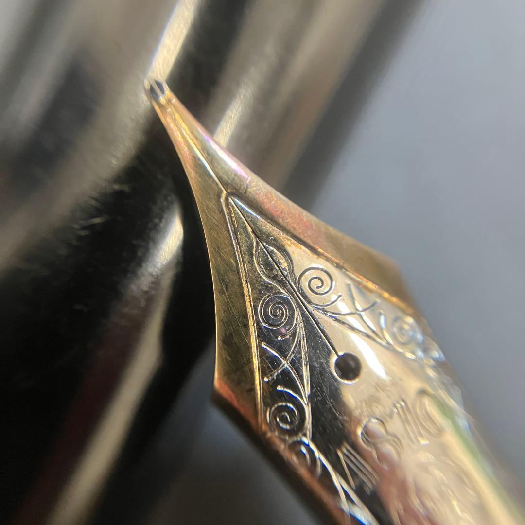 【最終価格】モンブラン 万年筆 14C-585 4810