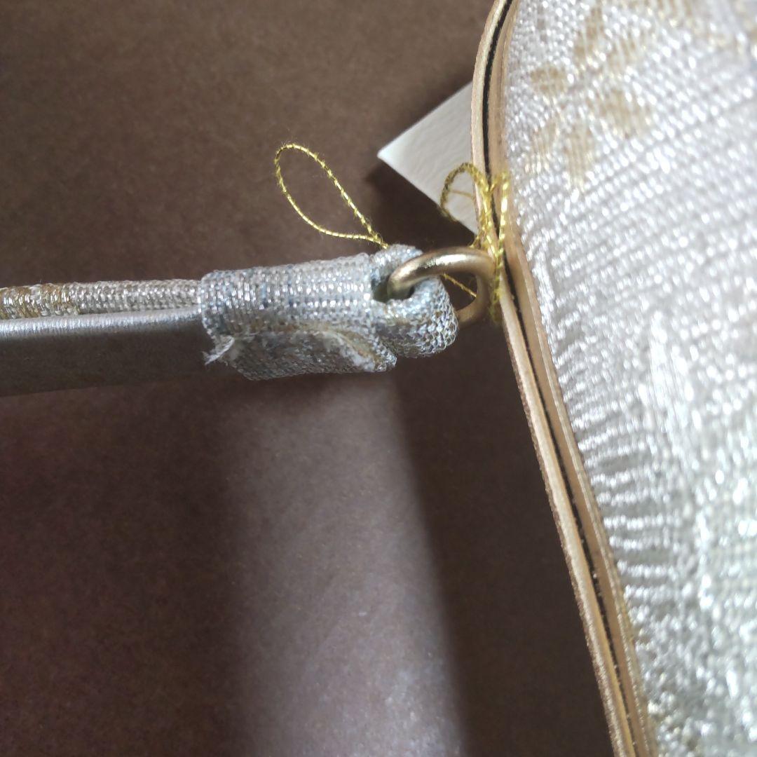 草履 バッグ セット 紗織 Lサイズ シルバー系