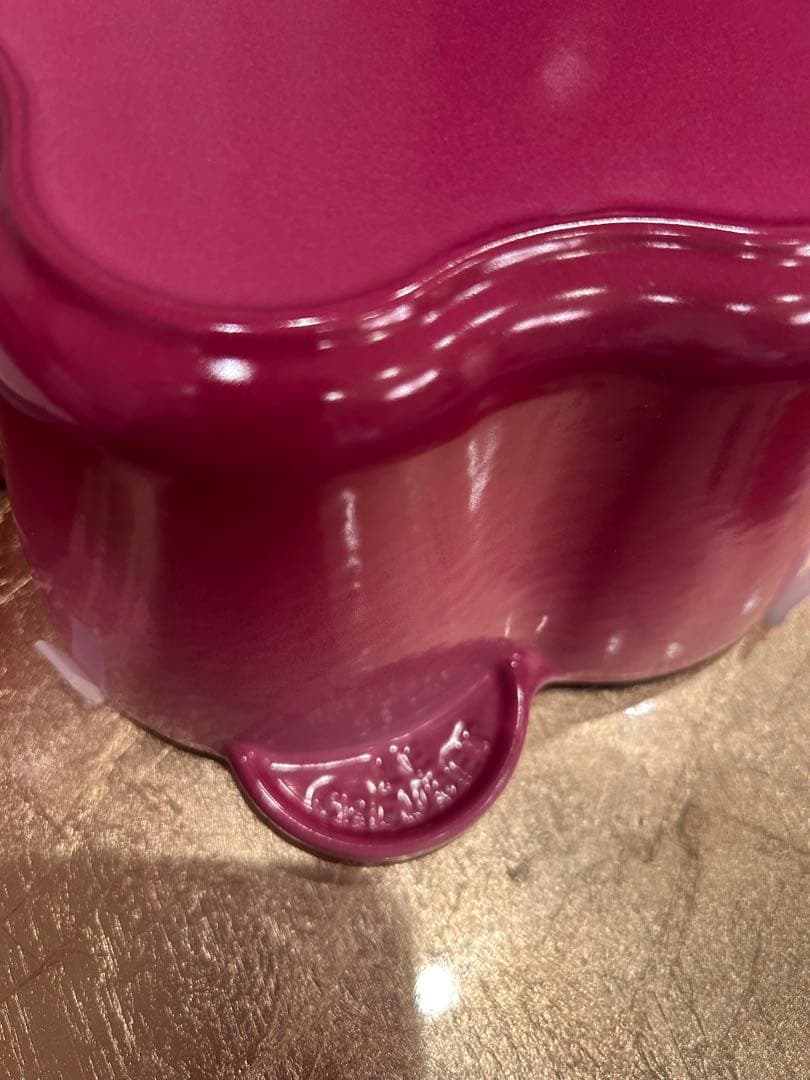 ル・クルーゼ　ブーケピンク　OMBRE PINK フラワーココット　20センチ