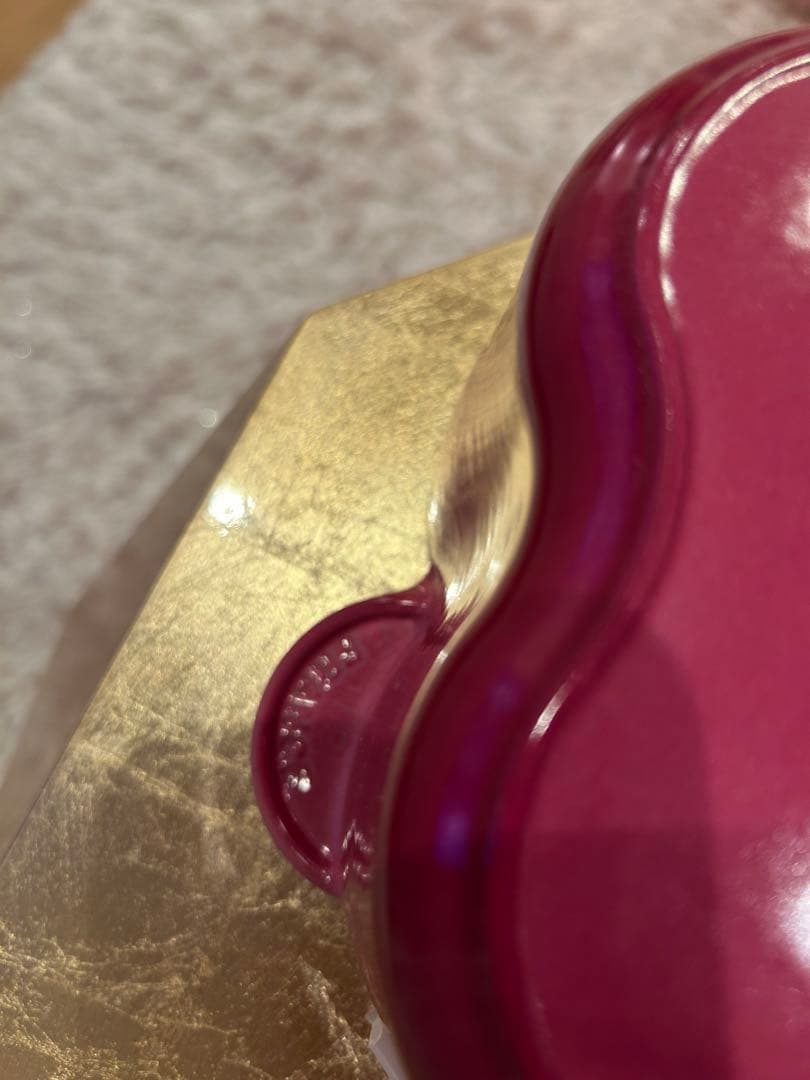 ル・クルーゼ　ブーケピンク　OMBRE PINK フラワーココット　20センチ