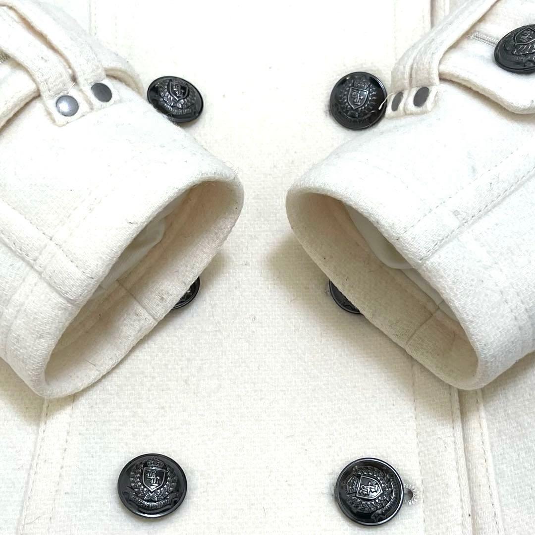 バーバリーブルーレーベル Pコート ピーコート ノバチェック ウール 38