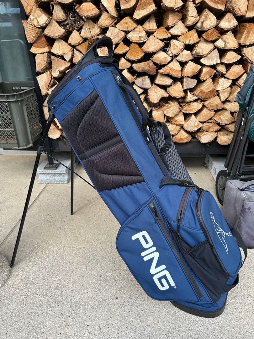 PING スタンドバッグ ネイビー