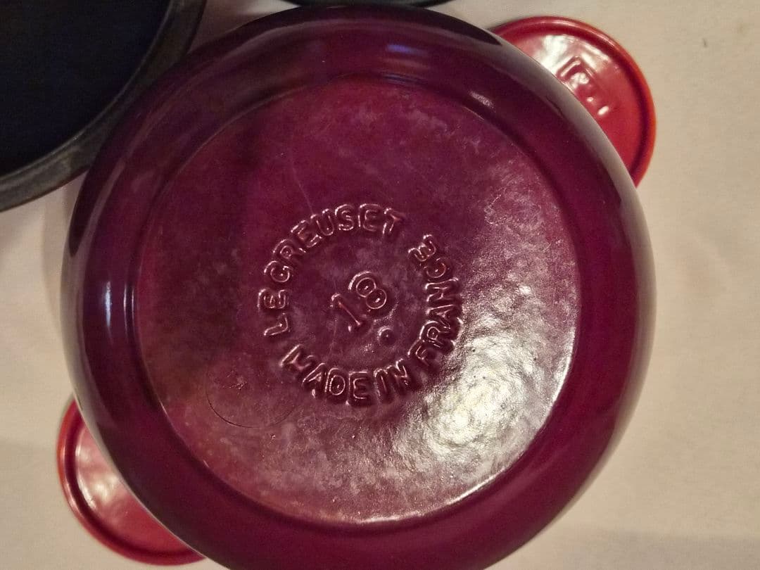 ル・クルーゼ ココットエブリィ18インナーリッド付チェリーレッド