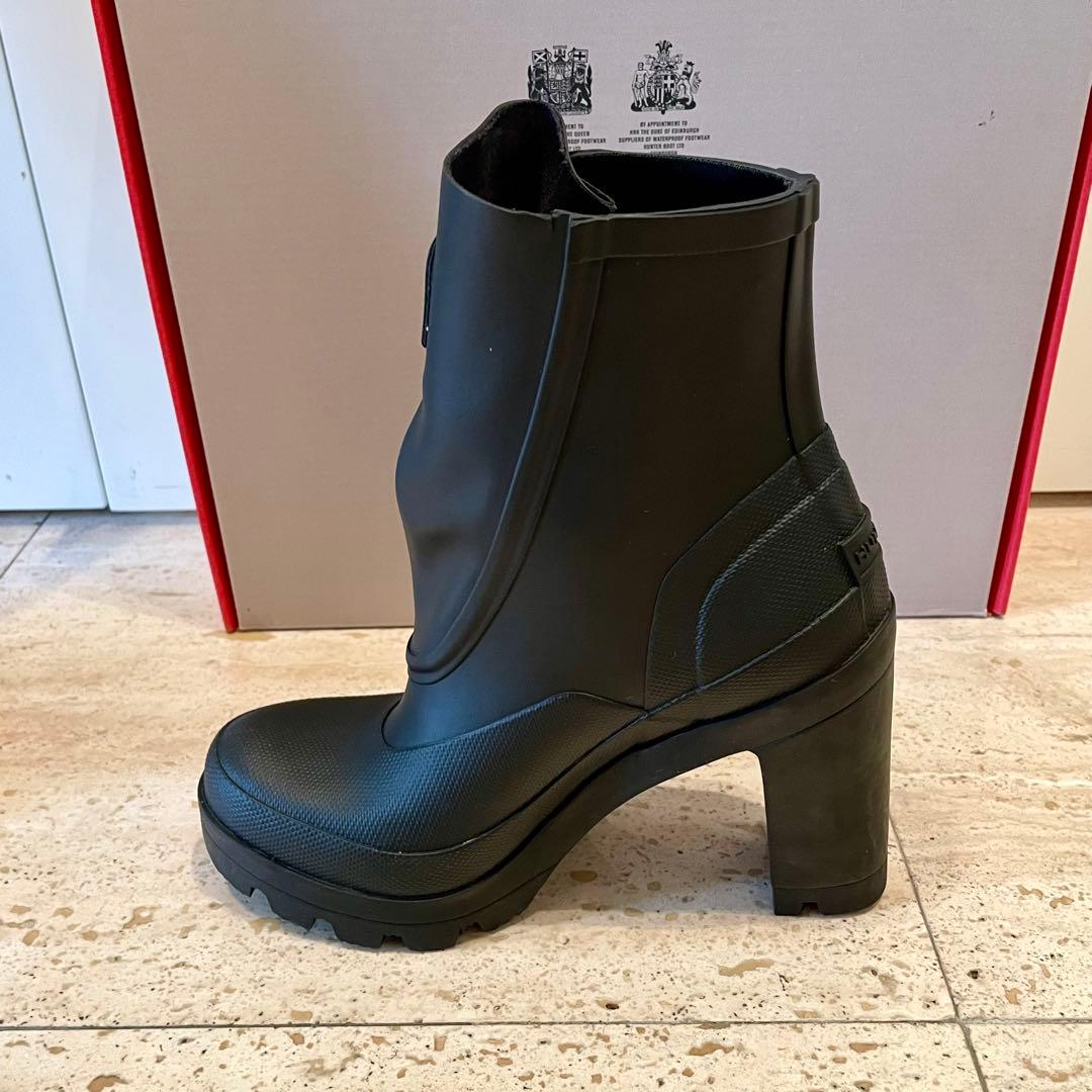 HUNTER ハンターオリジナル ガロッシュ アンクルベルト ヒールレインブーツ