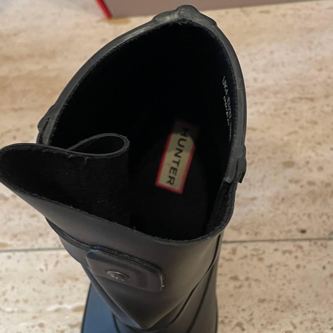 HUNTER ハンターオリジナル ガロッシュ アンクルベルト ヒールレインブーツ