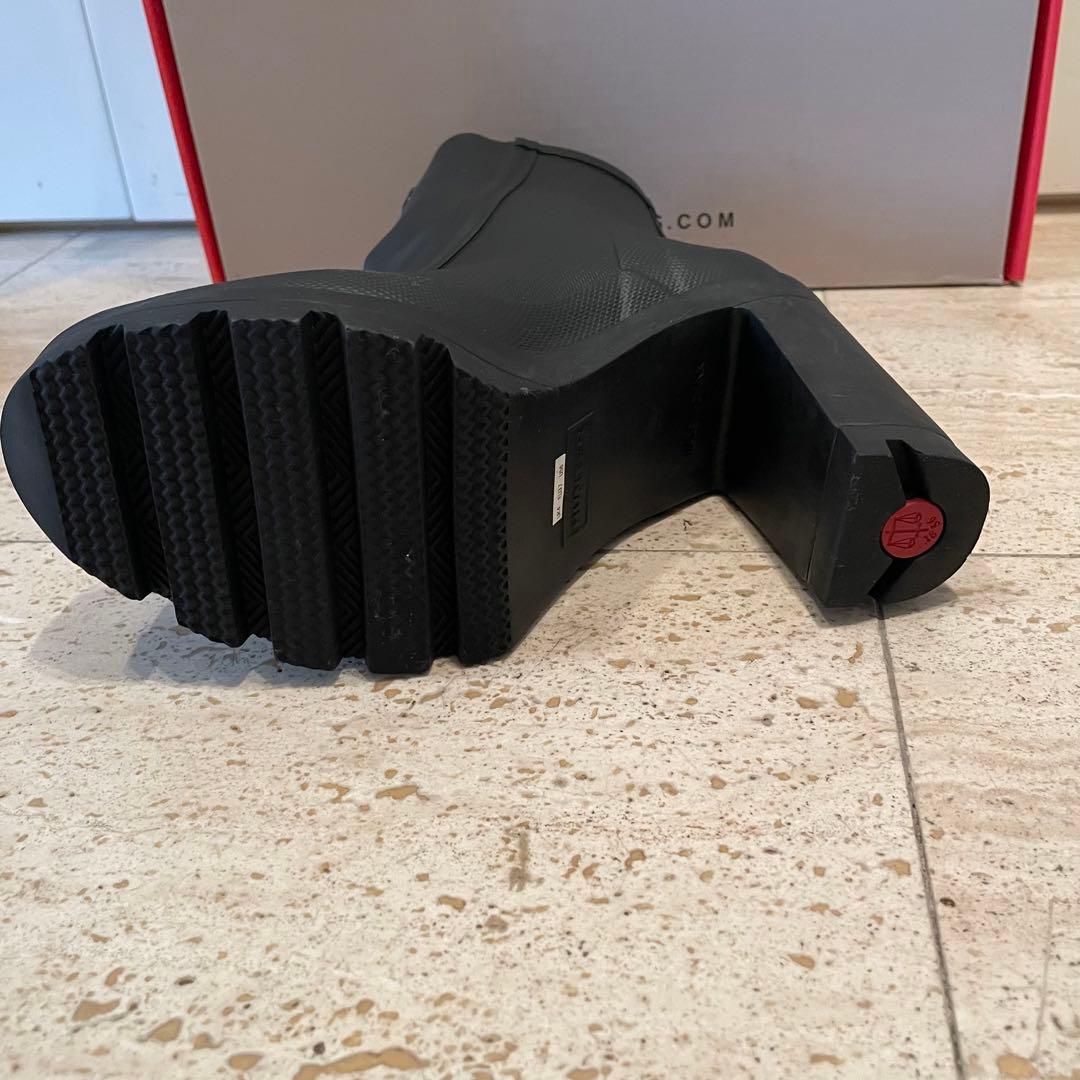 HUNTER ハンターオリジナル ガロッシュ アンクルベルト ヒールレインブーツ