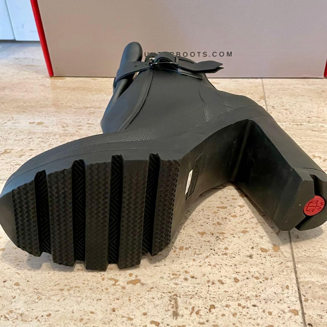 HUNTER ハンターオリジナル ガロッシュ アンクルベルト ヒールレインブーツ