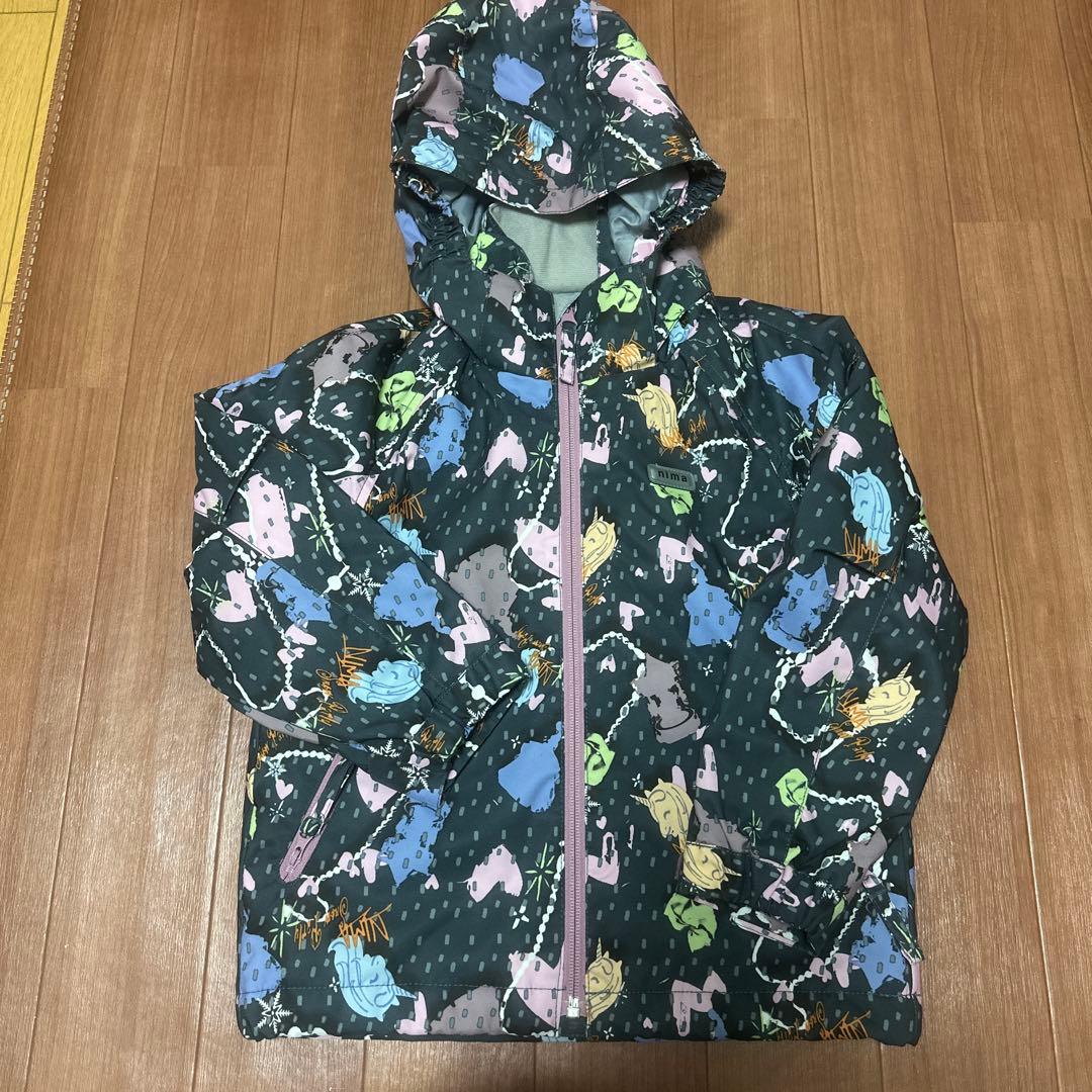 ギッズ　女児　110 ウェアー上下　グローブ　ゴーグル　ヘルメット　セット