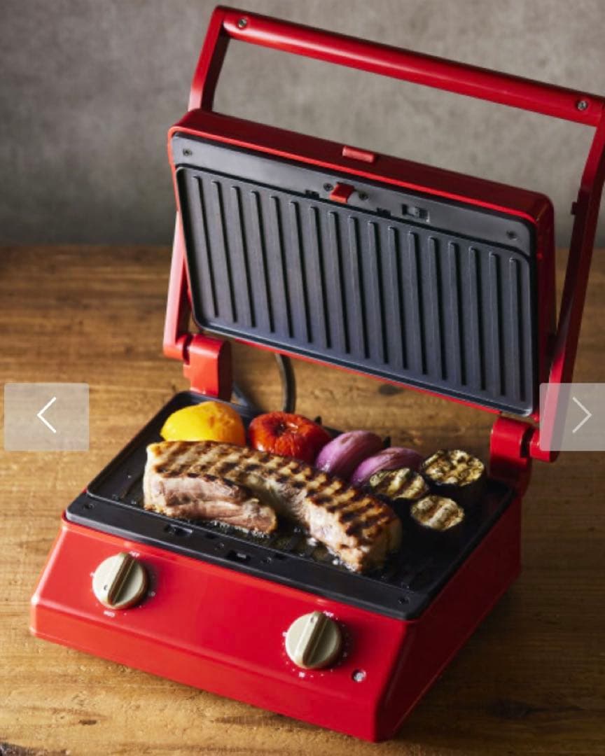 15日15時まで☪️新品　ブルーノ　グリルサンドメーカー　ダブル　グレージュ