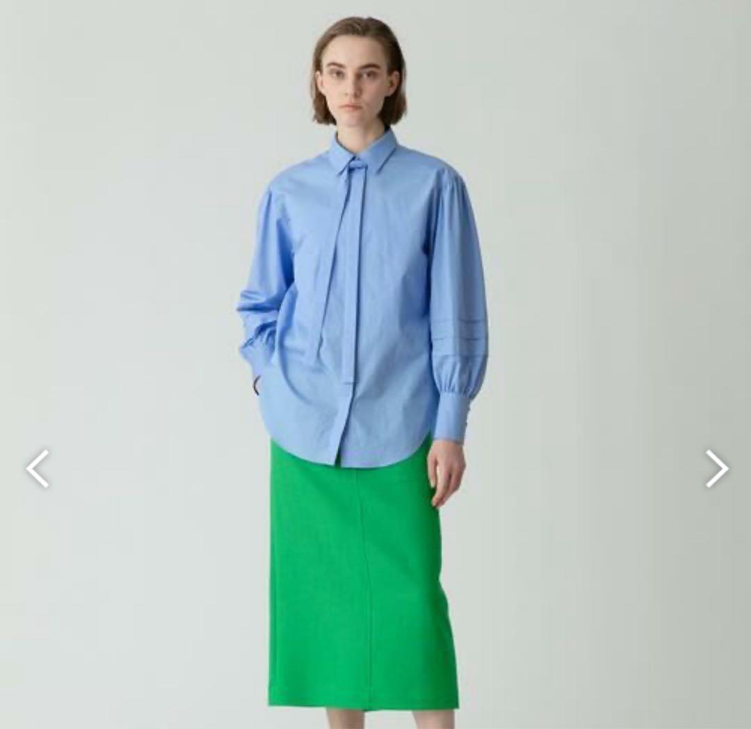 【美品】アルアバイル　レイヤードタックスリーブシャツ・タック・タイ ・23SS