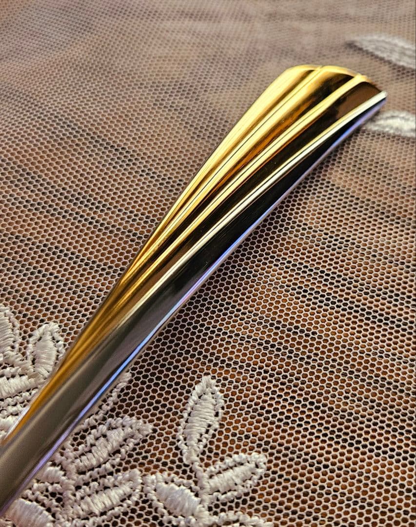 廃盤品 Noritake ノリタケ ゴールドウイング 金彩 カトラリー 15本