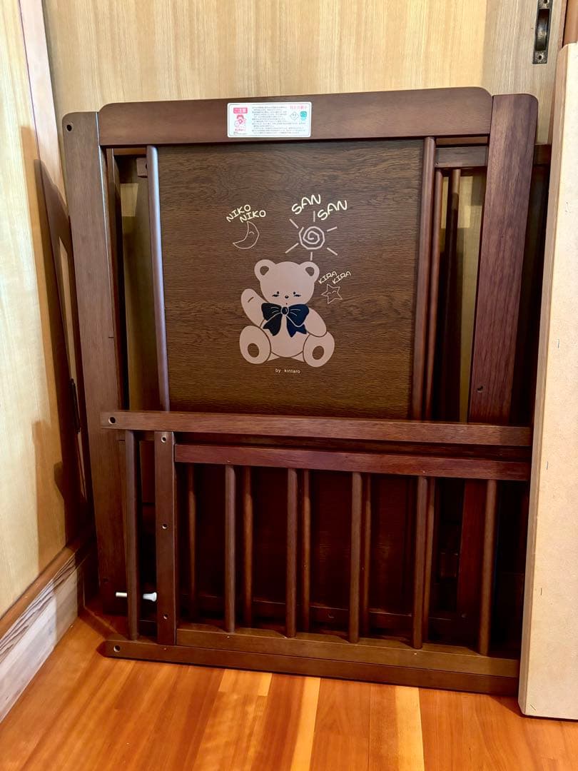 【未使用、未組立】KINTARO ベビーベッド ミニ 2way サンベア