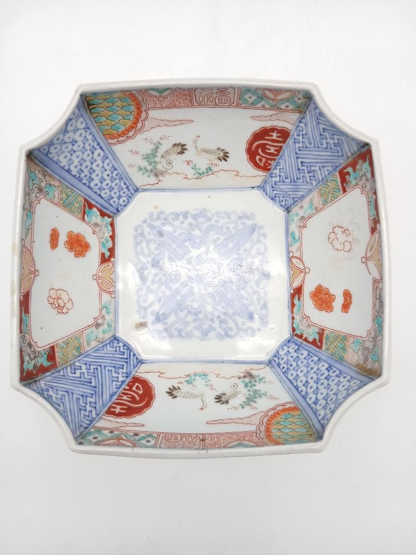 伊万里焼 古伊万里 四角皿 角鉢