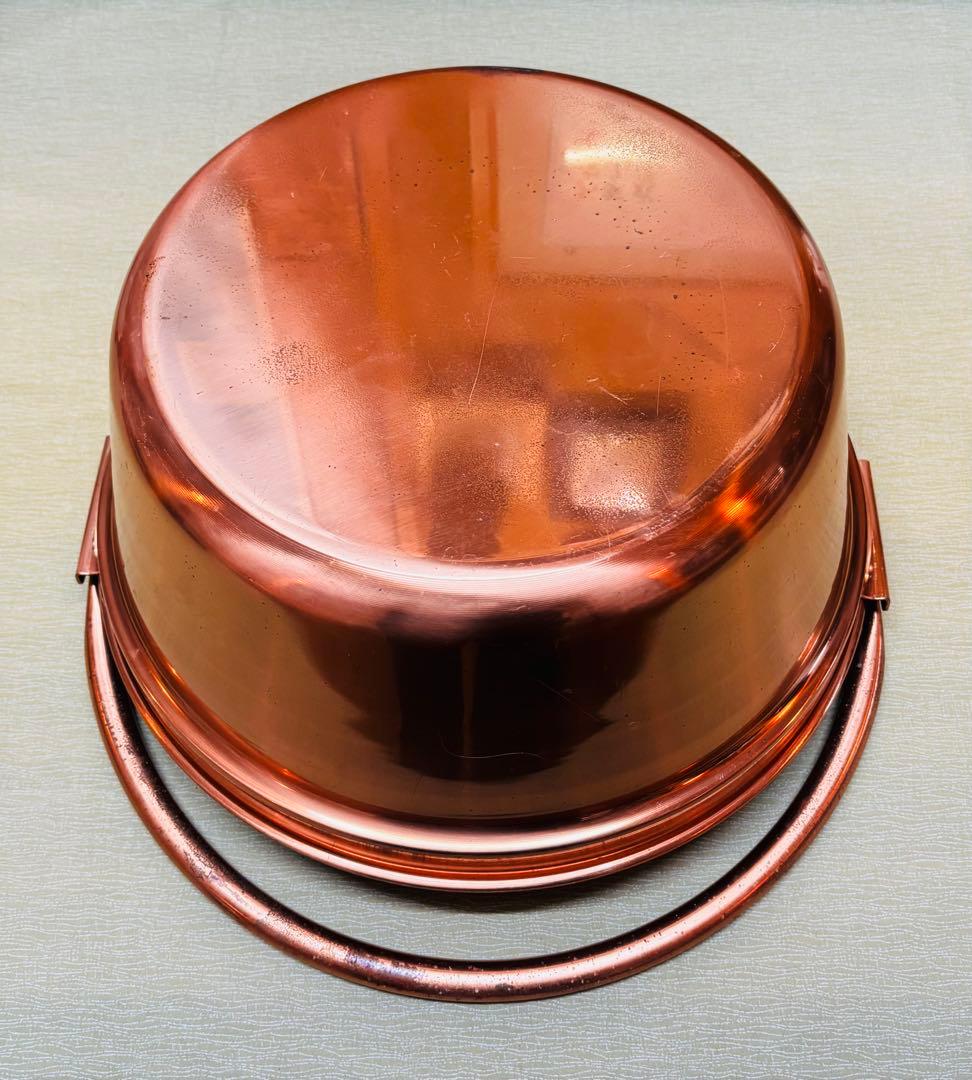 銅鍋山菜鍋36型　ツル付き