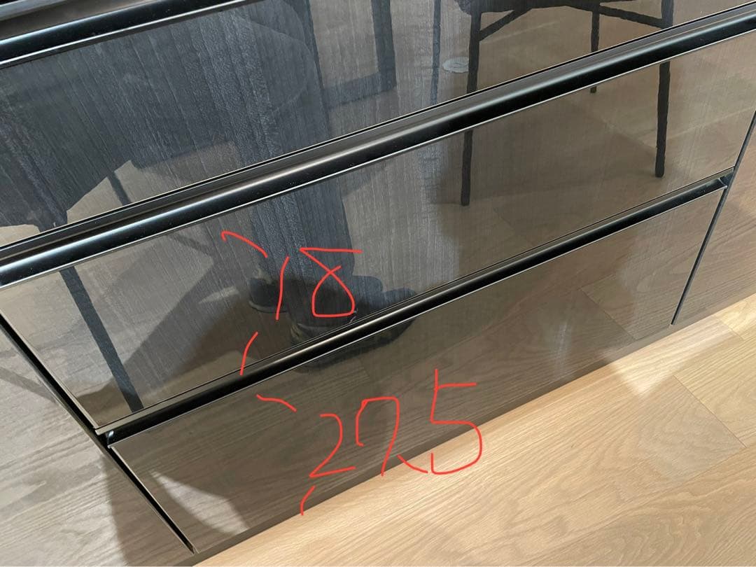 【値下げ中】高橋木工所　160 キッチンカウンター 食器棚　カップボード