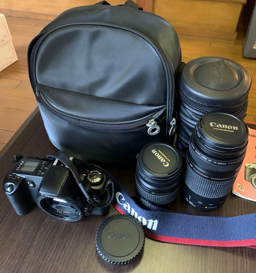 Canon EOS Kiss フィルム一眼レフカメラ 28-80/75-300