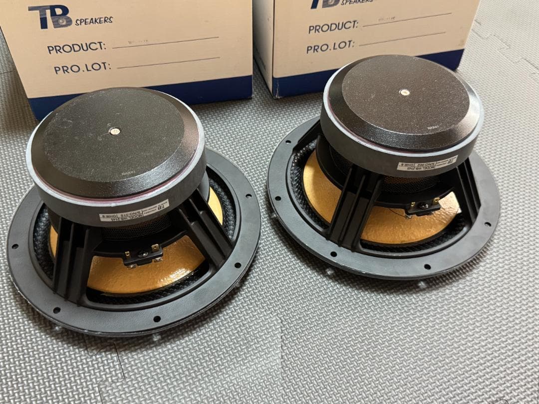 未使用 Tang Band W8-2145 20cmフルレンジユニット 8インチ