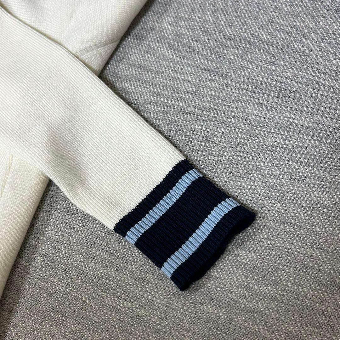 bibiy B. CLUB TIE CARDIGAN 白　ホワイト