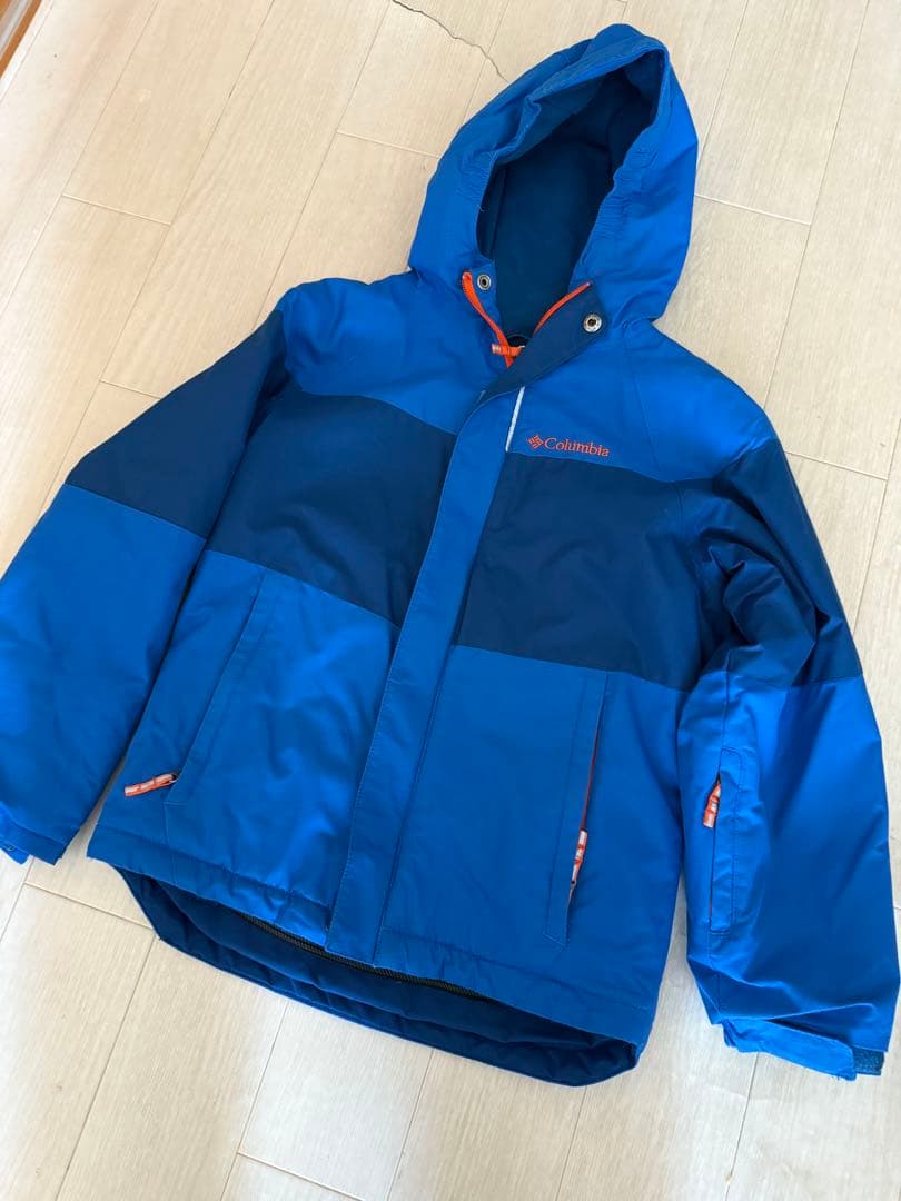 もこ★Columbia 子ども用スキーウェア 青