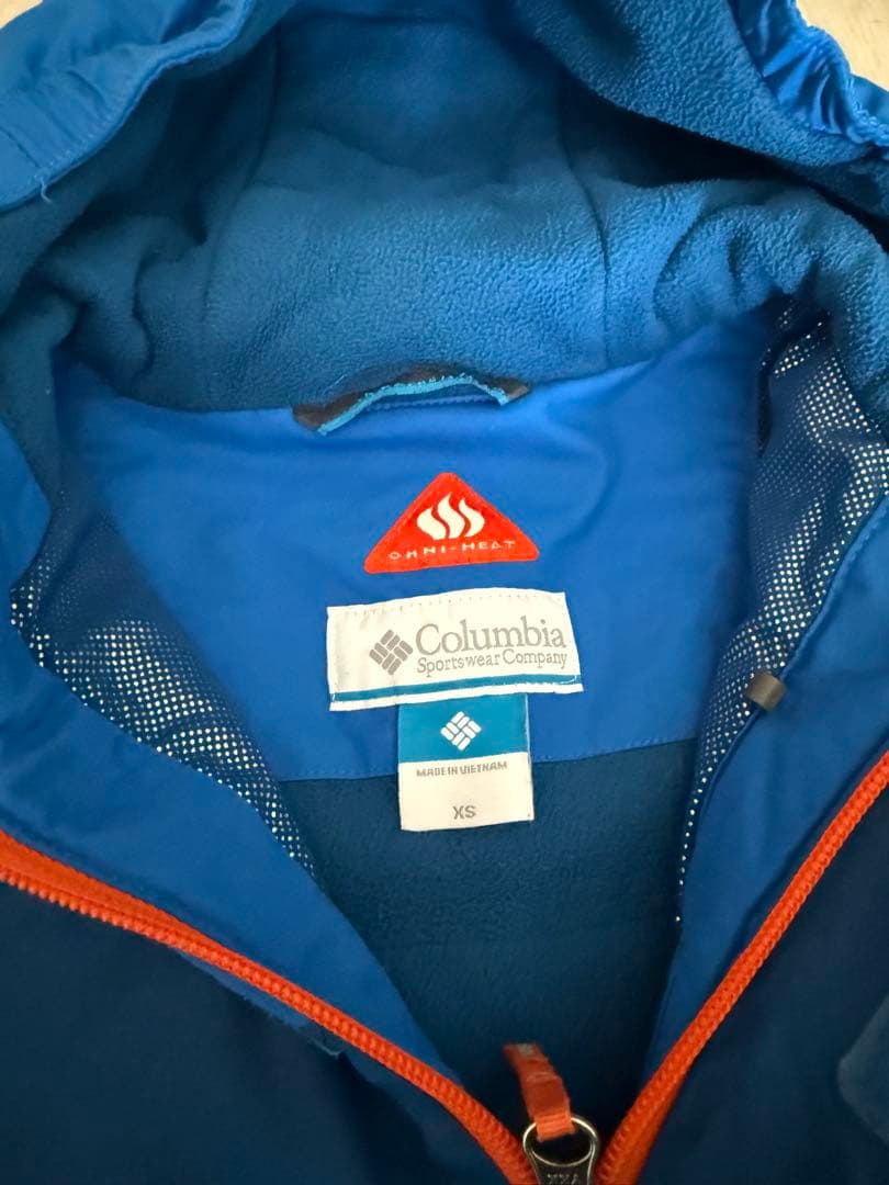 もこ★Columbia 子ども用スキーウェア 青