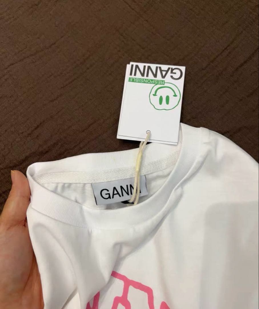 GANNI 動物プリント 長袖トレーナー