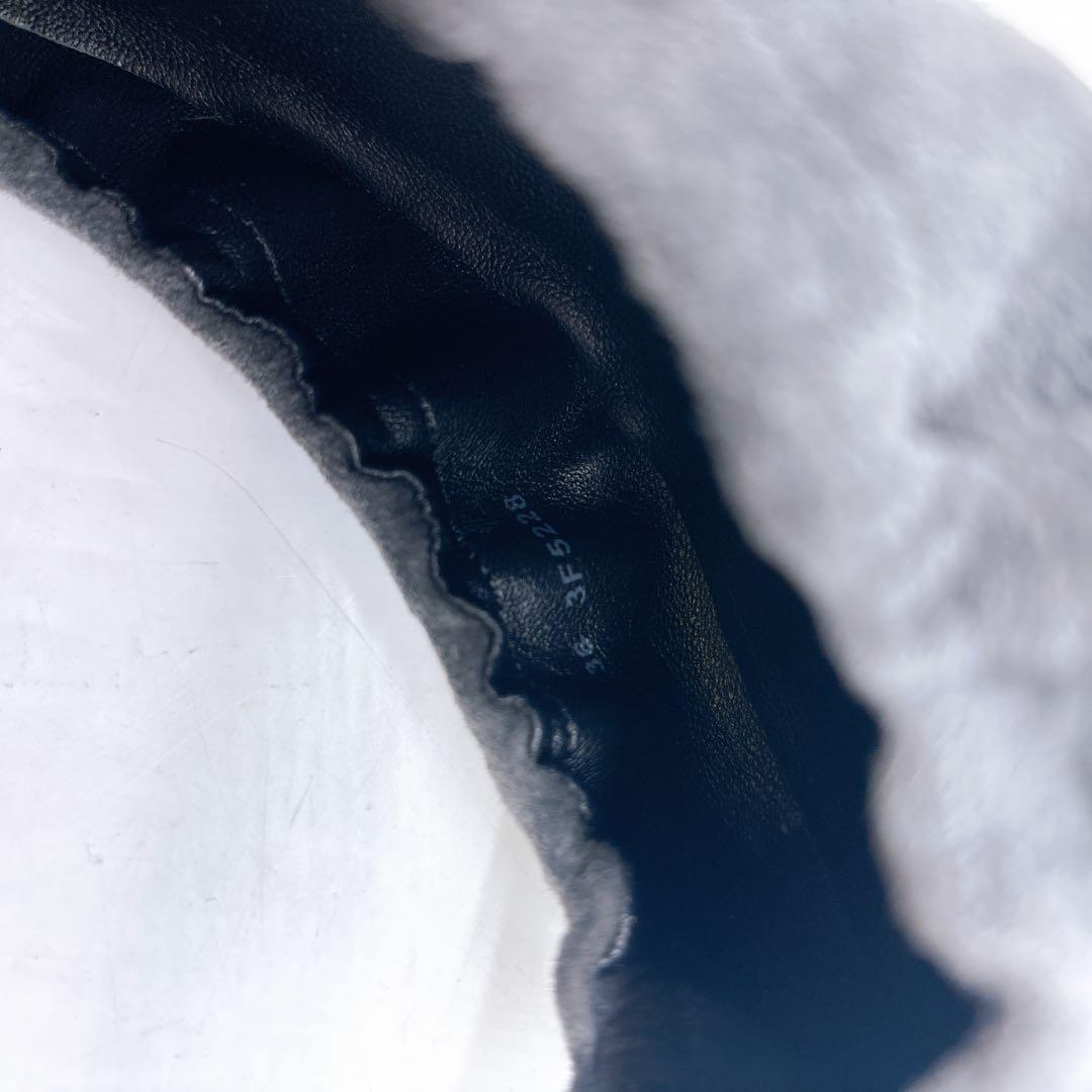 PRADA SPORT F5228 スエード リボン バレエ シューズ 36