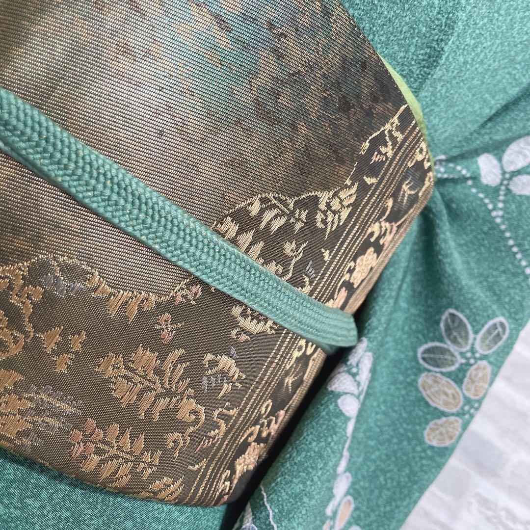 訪問着　フルセット　辻ヶ花　友禅　金糸　入学式　卒業式　着物　Q5