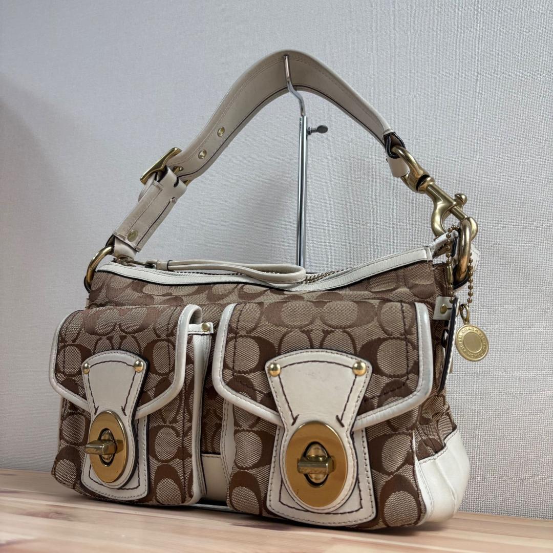 バッグ 65th Coach Legacy Turn Lock Bag