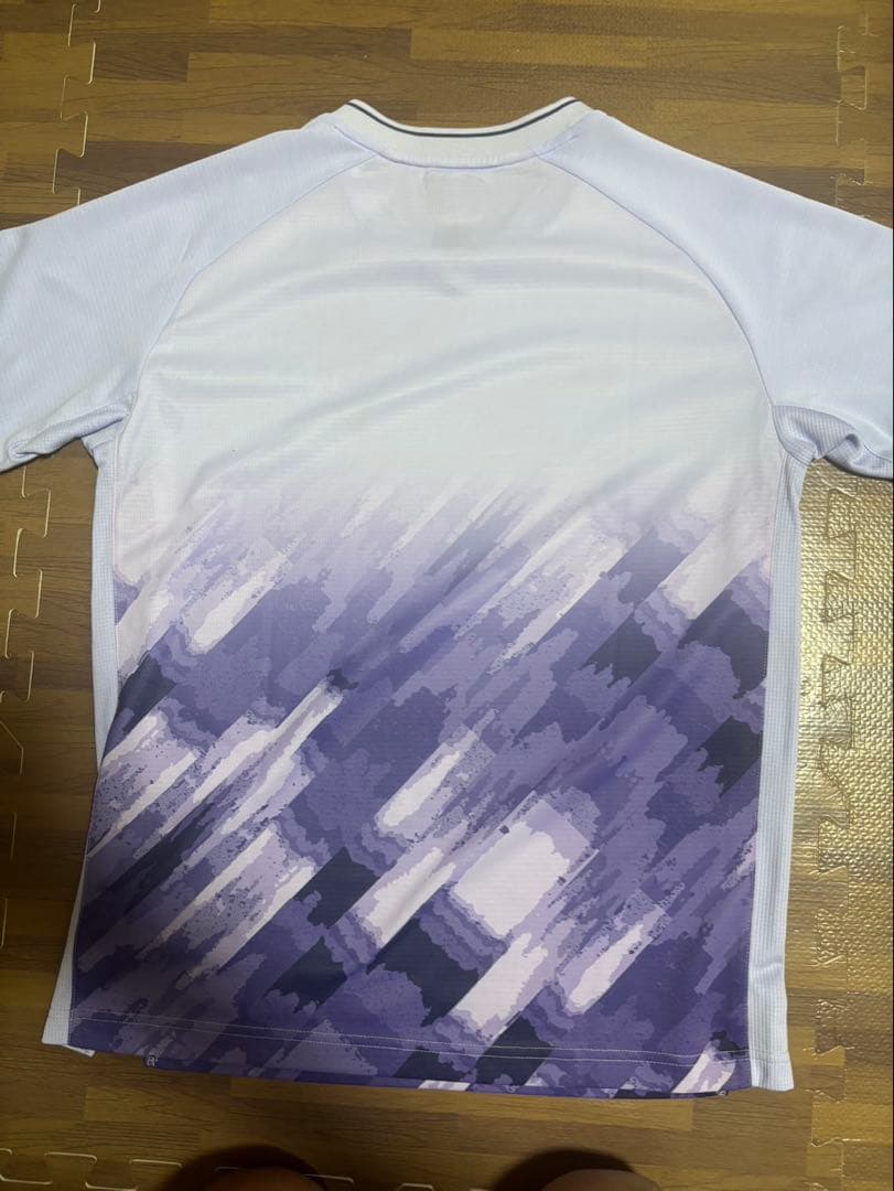 YONEX VERSICOOL Tシャツ JP L 紫/白