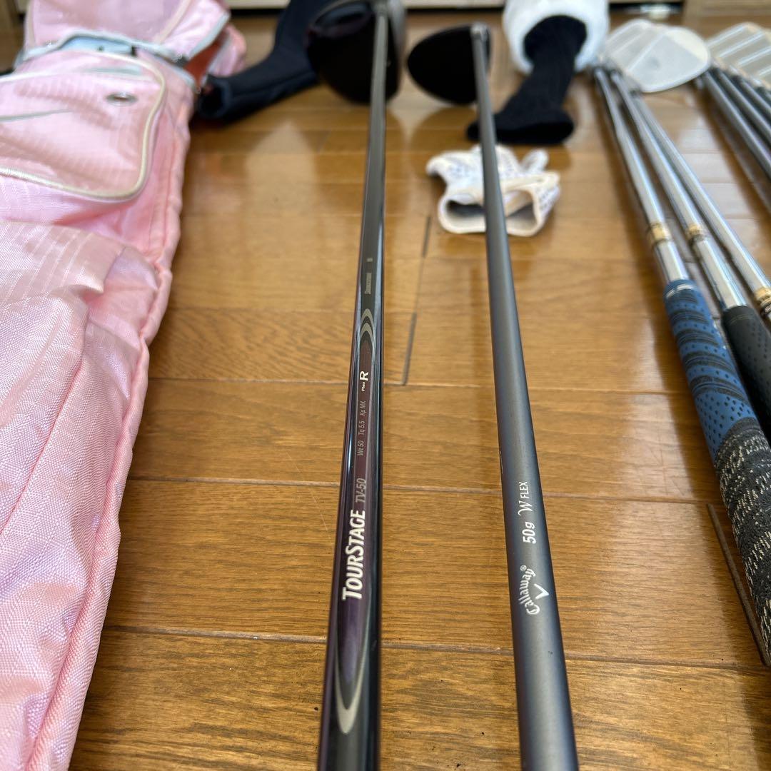 初心者〜中級者　ゴルフクラブセット　メンズ　高身長女性
