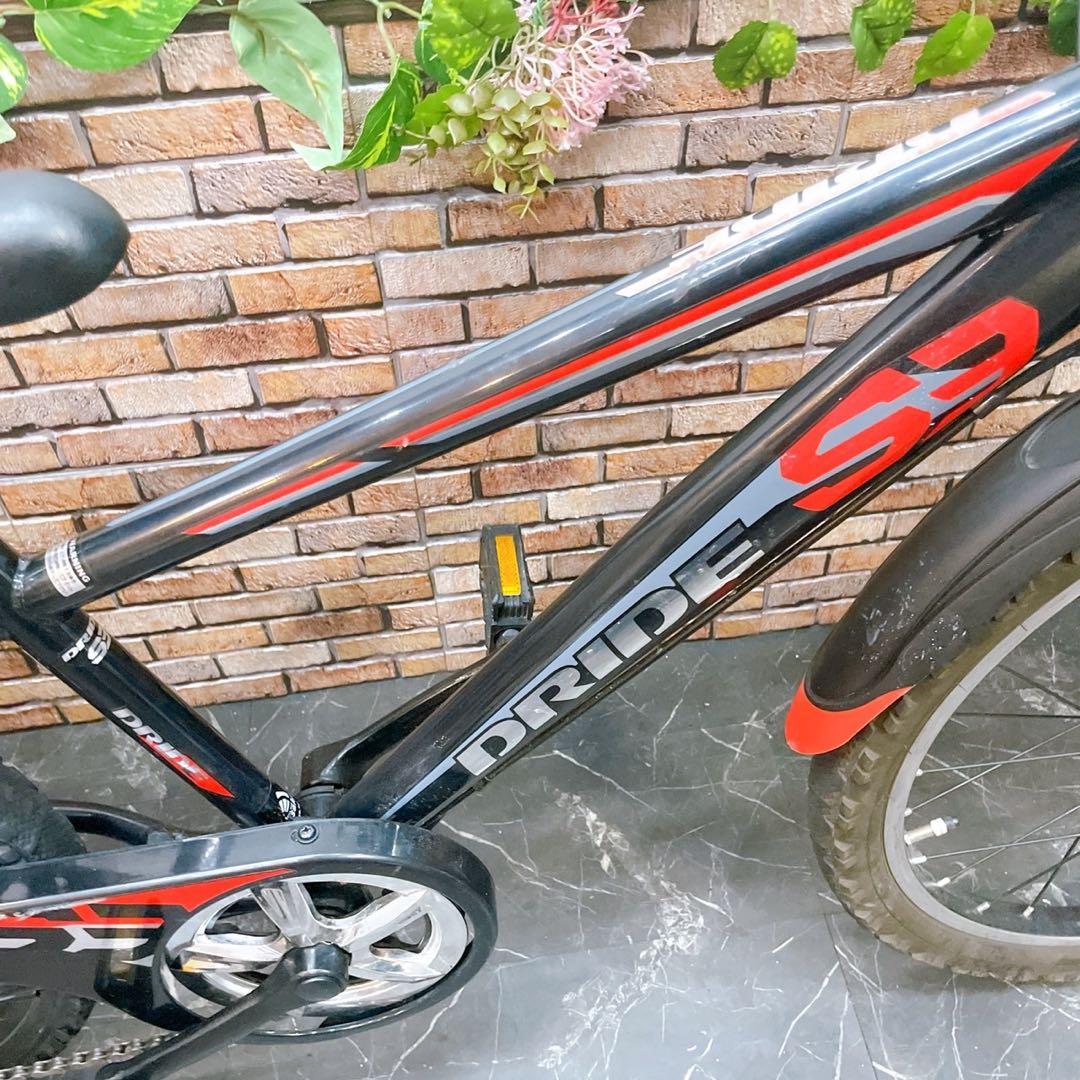 【36】子供用自転車 子供車 DRIDE ブラック 22インチ