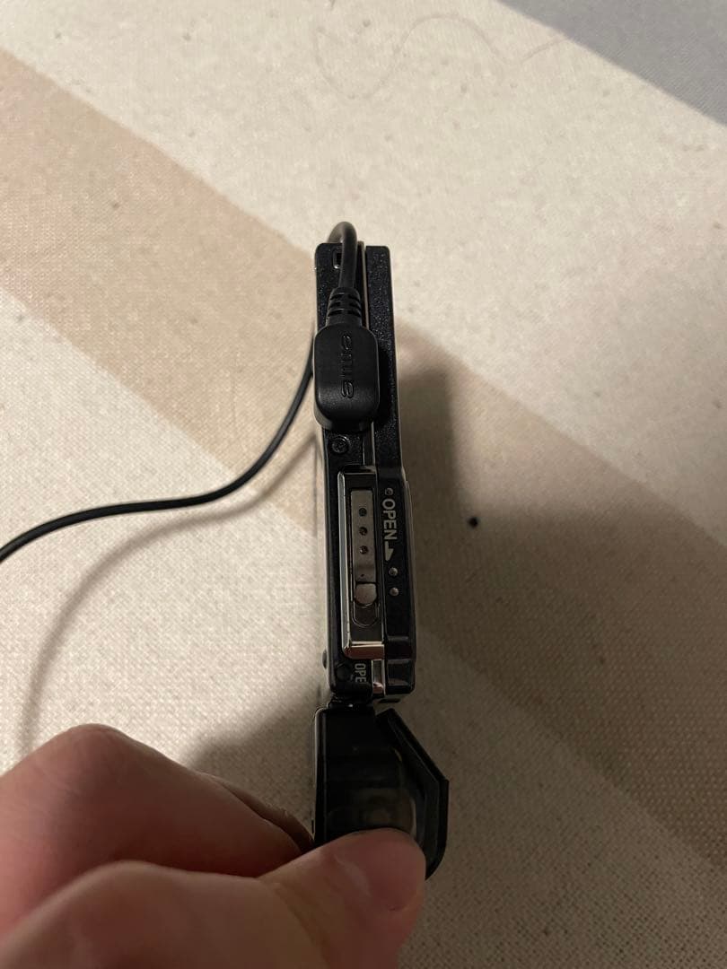 aiwa MDプレーヤー AM-HX150 動作品 乾電池ケース付き