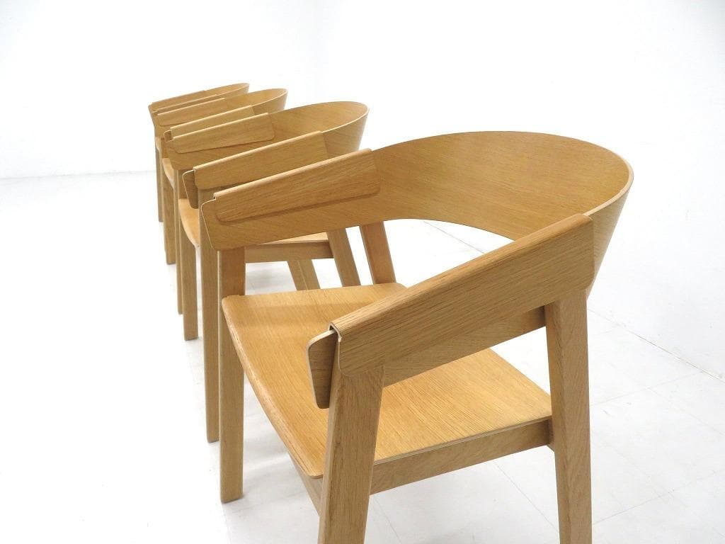 展示品　ムート　カバーチェア　4脚セット　デンマーク　北欧　　ダイニングチェア