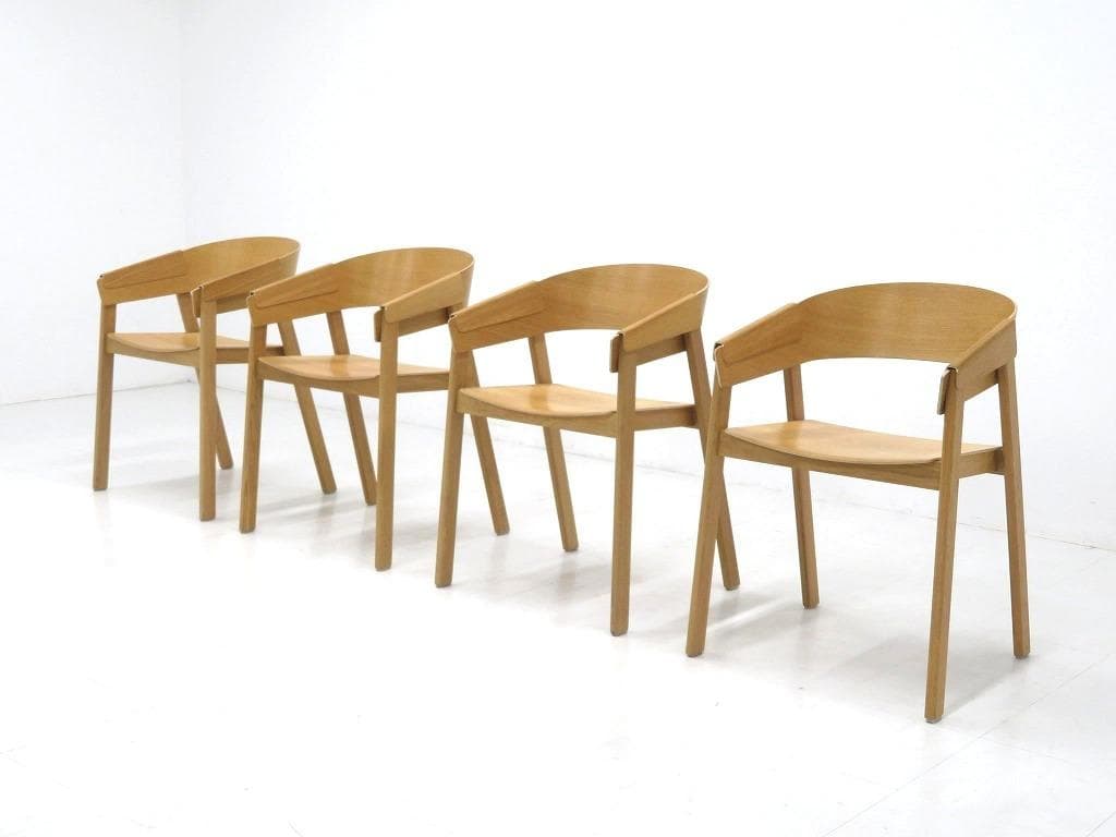 展示品　ムート　カバーチェア　4脚セット　デンマーク　北欧　　ダイニングチェア