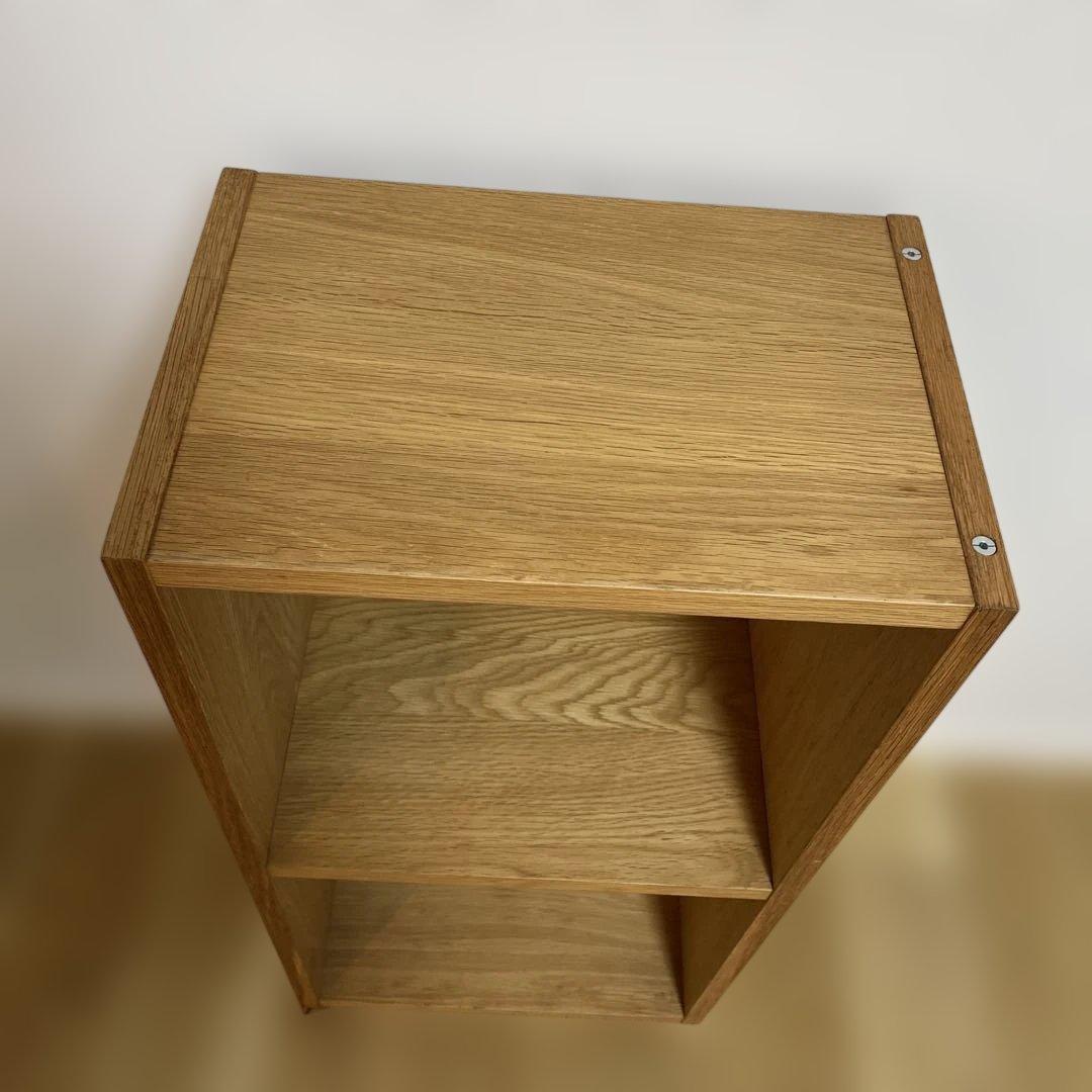 無印良品　スタッキングシェルフ・2段・オーク材　最終値下げです。
