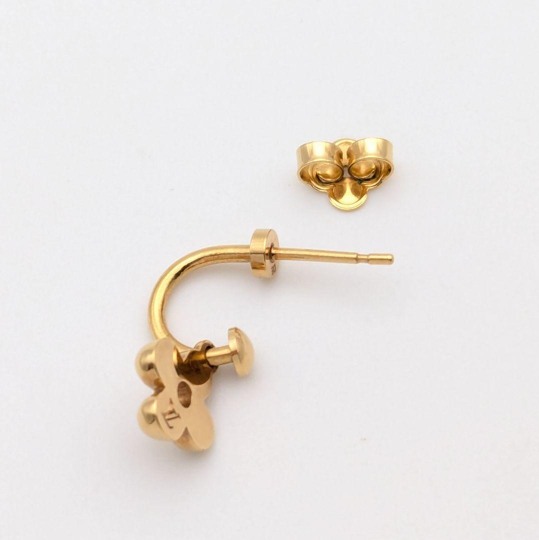 ルイヴィトン ブックルドレイユ ブルーミング フラワー 片耳 ピアス