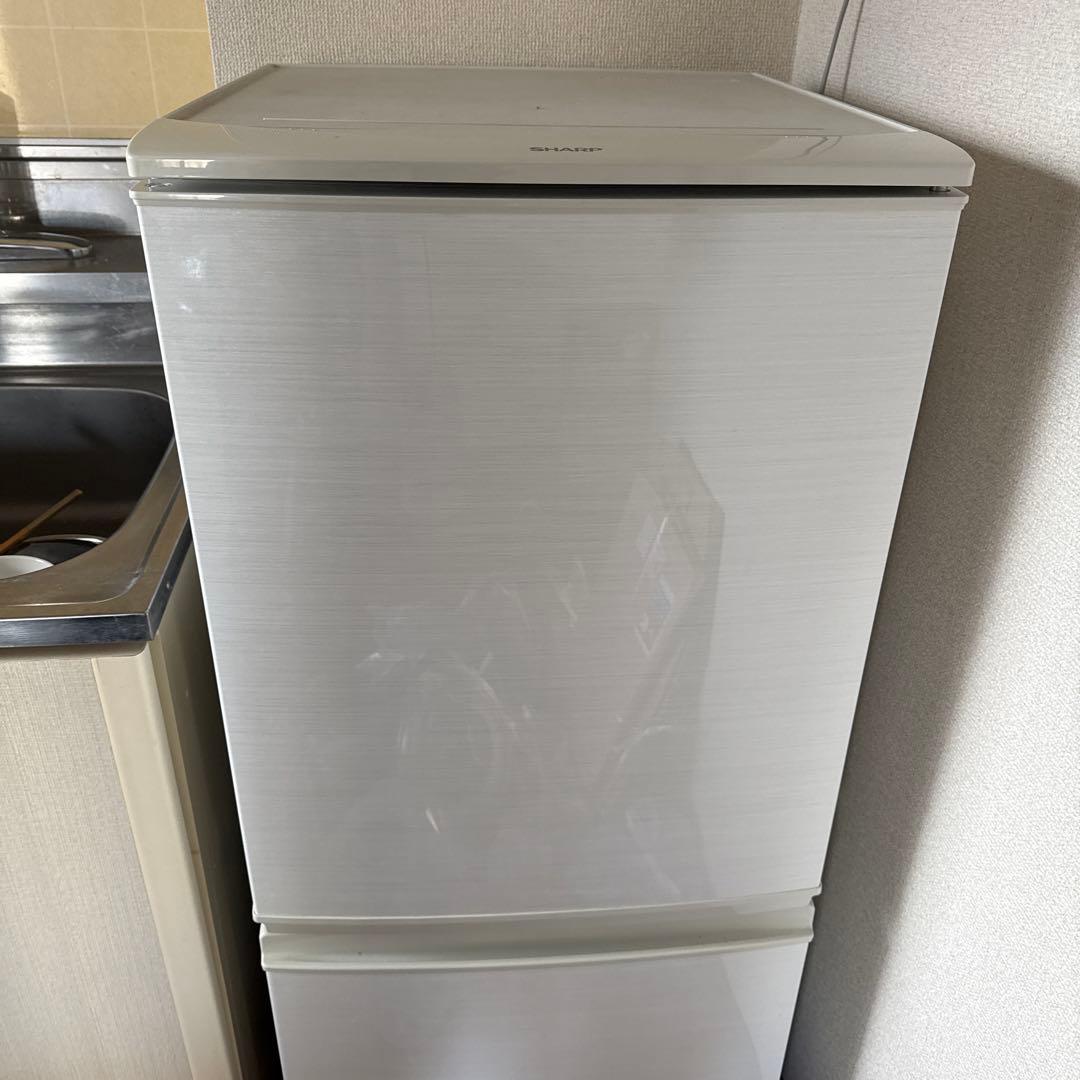 【まもなく終了】SHARP SJ-D14C-W ホワイト 冷蔵庫