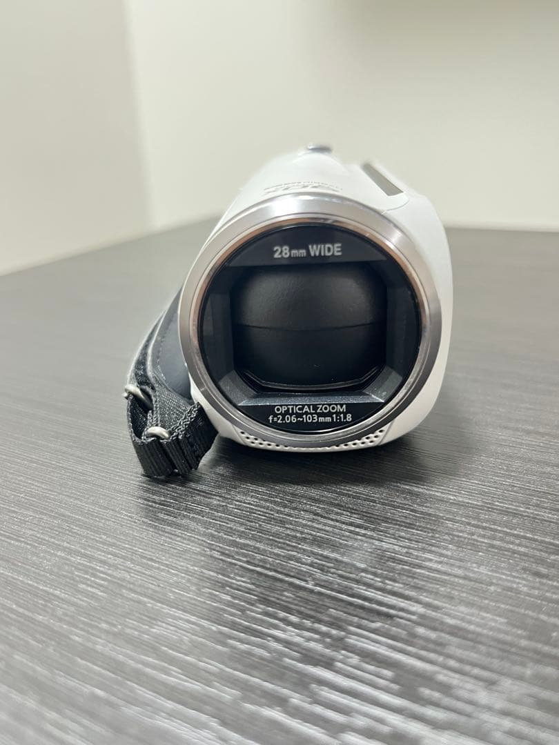 パナソニック HC-V480MS ビデオカメラ 白 動作確認済み　数回使用