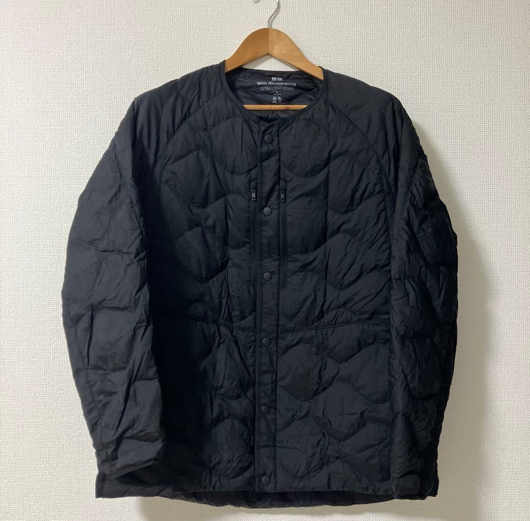UNIQLO ホワイトマウンテニアリング　ダウン　初期コラボ OVY XL 袋付