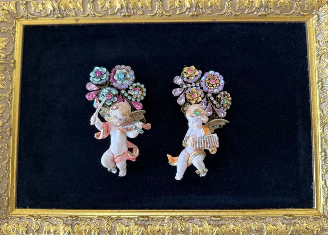 MICHAL NEGRINミハエルネグリン　天使ブローチセット