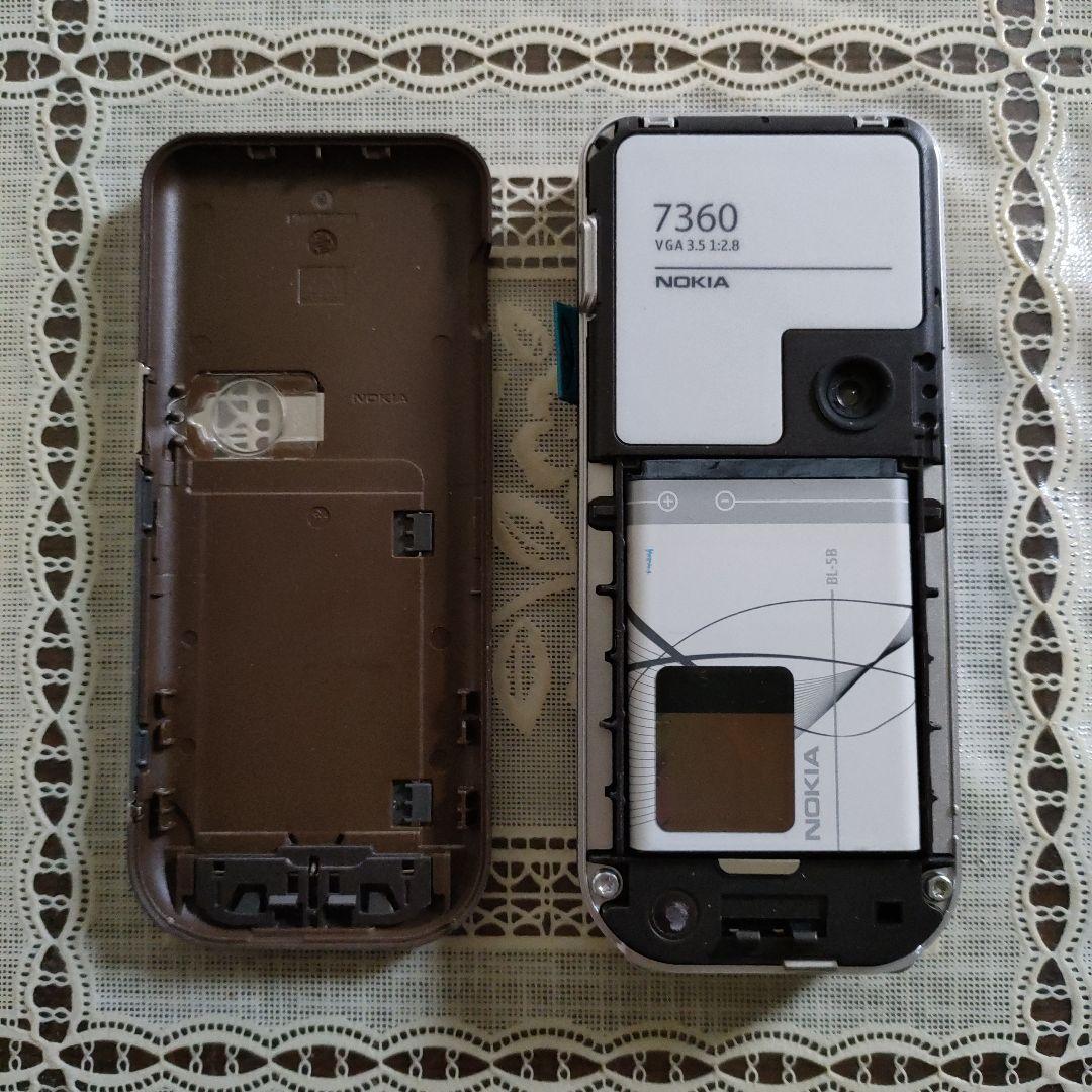 \"未使用\" NOKIA携帯電話『7360』ドイツ製　本体、純正バッテリー付