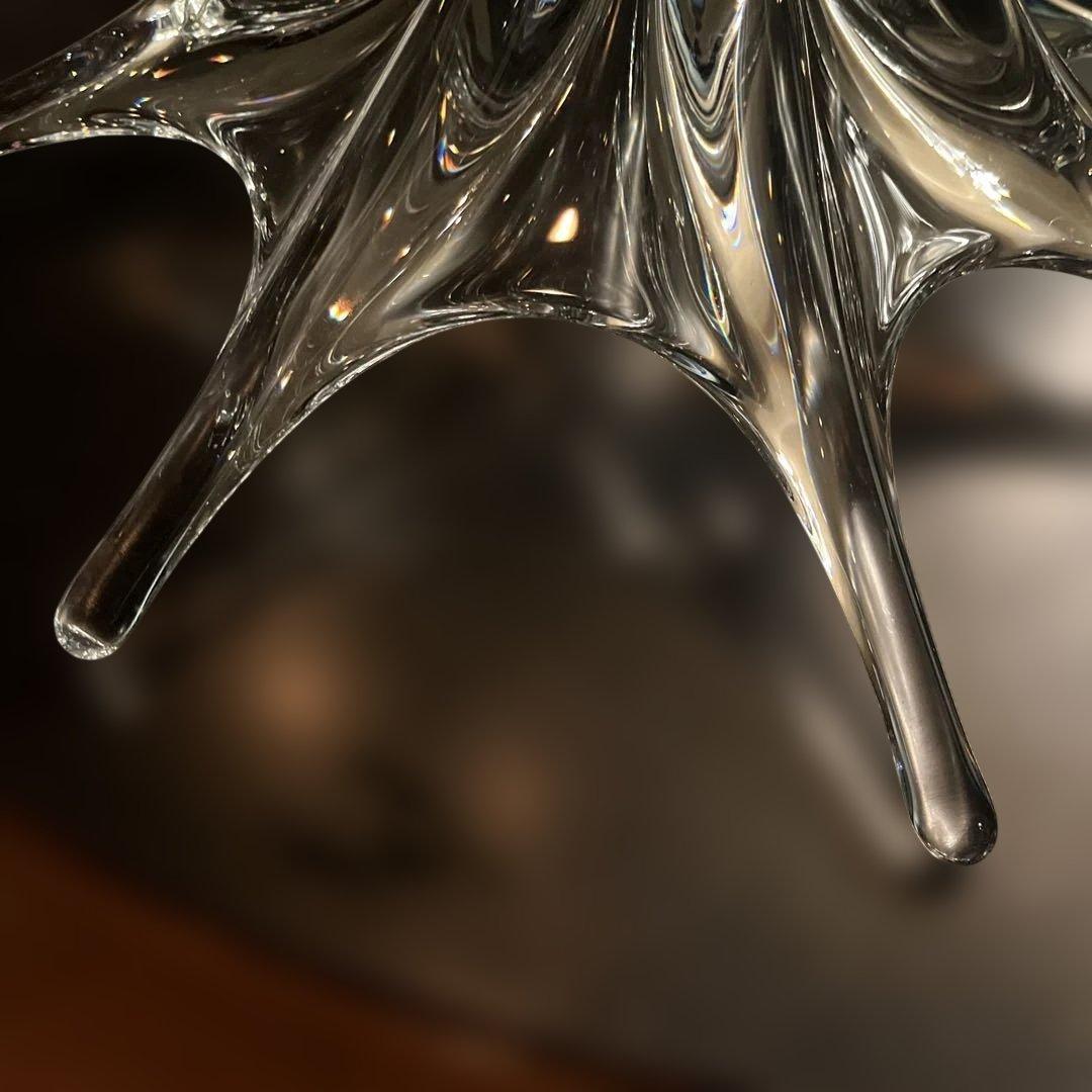 年末値下げオールドバカラ　希少フルーツコンポート　特大 オブジェ　花入