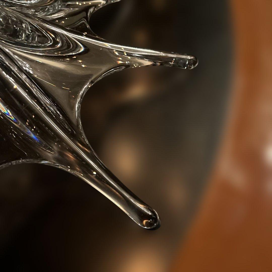 年末値下げオールドバカラ　希少フルーツコンポート　特大 オブジェ　花入