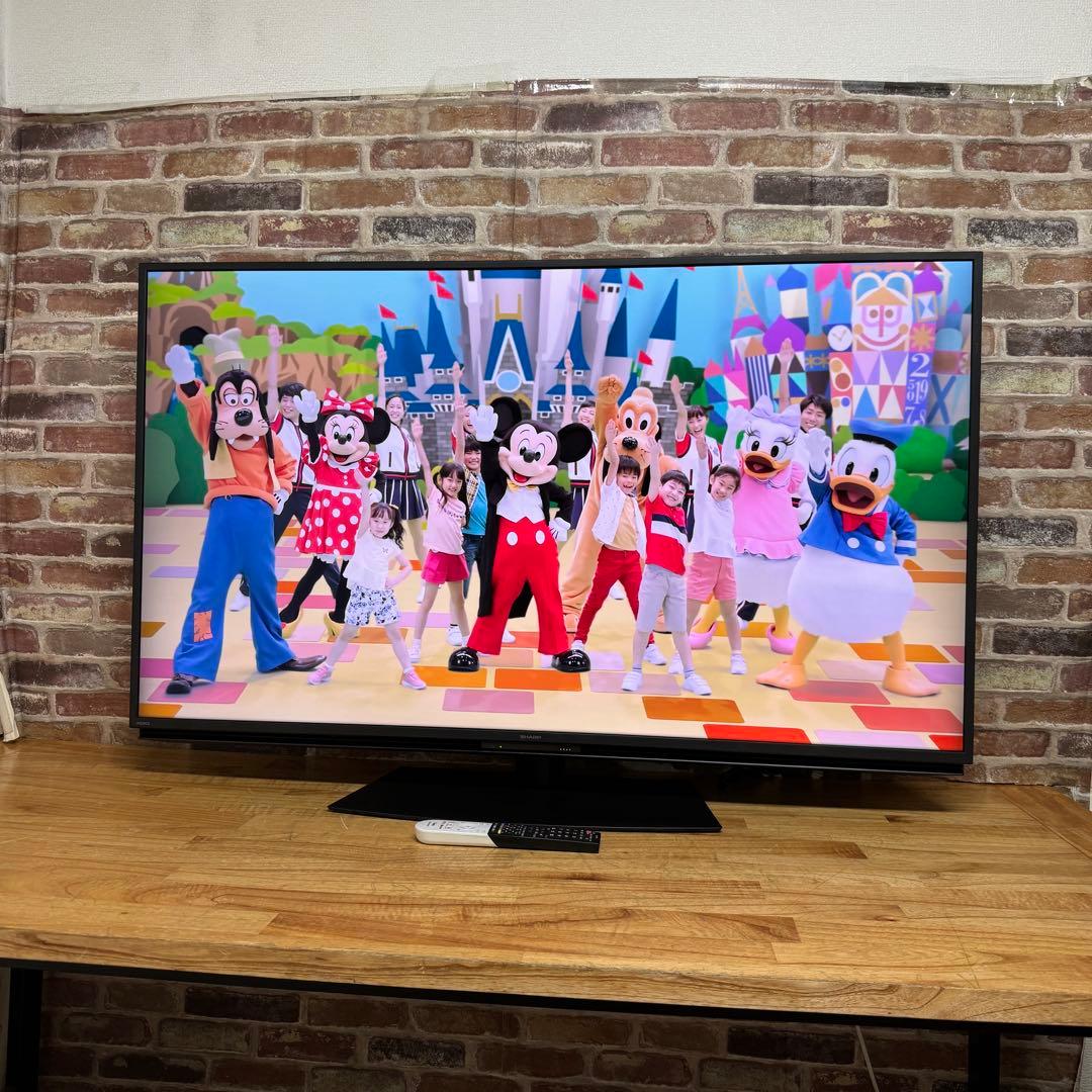 シャープ 55V型 4K液晶テレビ AQUOS 4T-C55EN1 動画アプリ○
