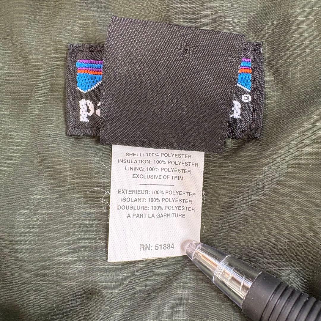 2000年製パタゴニア　パフボールプルオーバージャケット