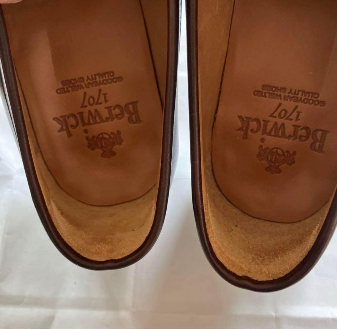 berwick 4456 25.5cm ダークブラウン　ローファー