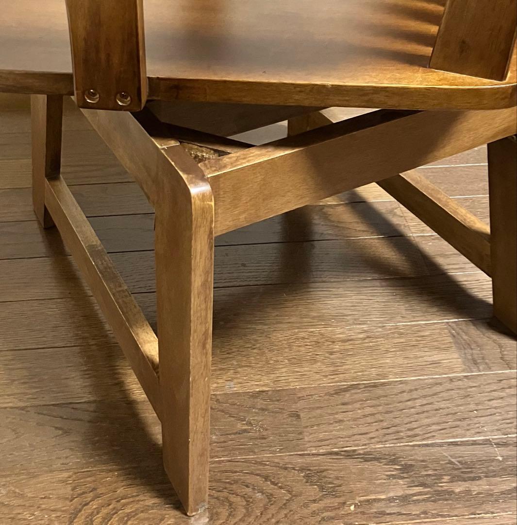 ダイニングチェア サカイ工芸 ウィンザーチェア 天然木 回転椅子 ヴィンテージ