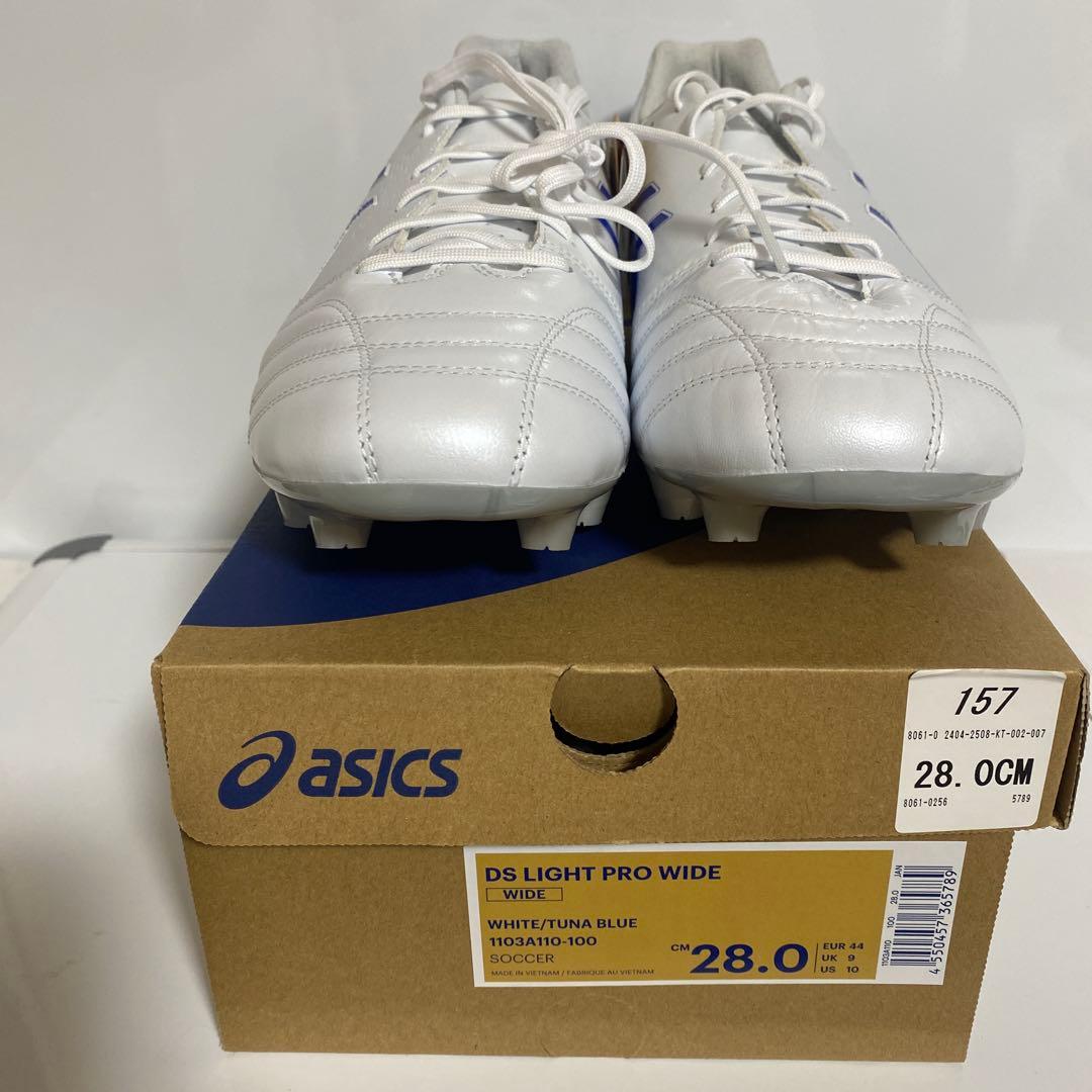 新品未使用　アシックス　サッカースパイク DS LIGHT PRO WIDE
